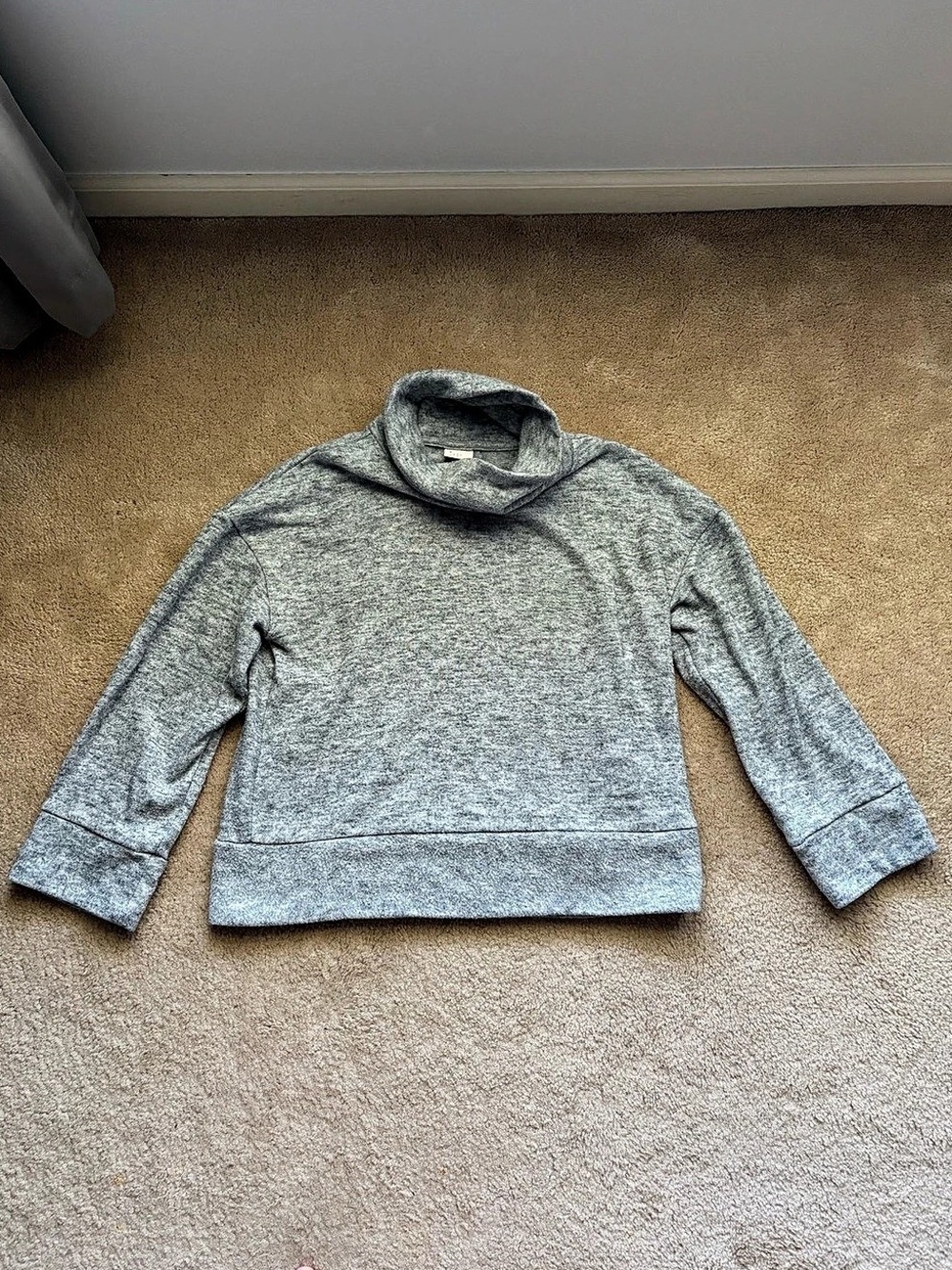 A New Day Gray Cowl Neck Sweater
